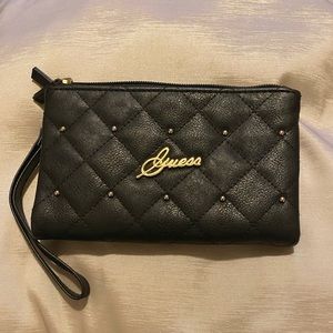 EUC Guess Wristlet in Black